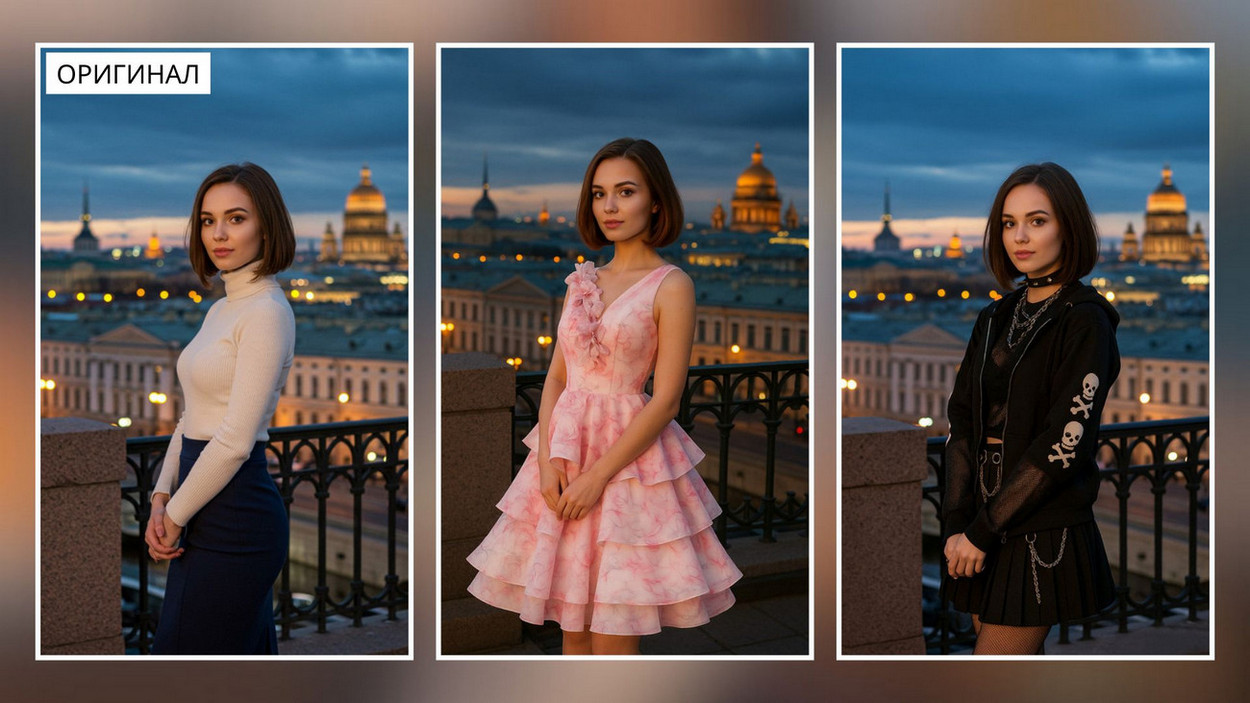Замена одежды на фото