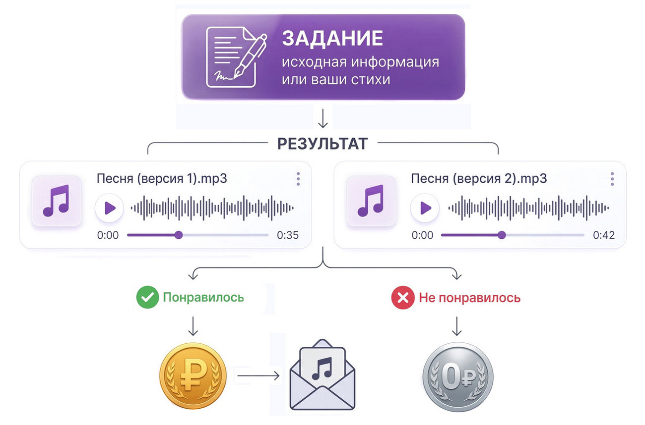 Создать песню с помощью нейросети